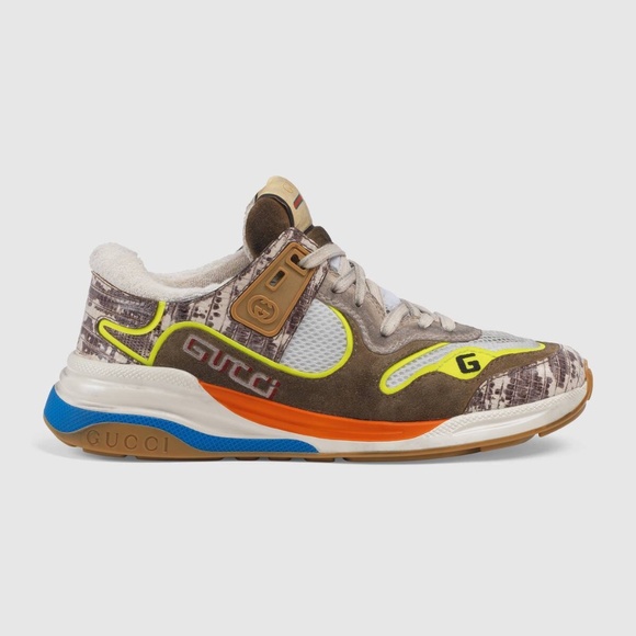 Gucci Shoes - NWT Gucci Ultrapace Leather and Suede Sneaker